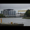 Suddenly, the Lagan has grown into this. The yellow crane belongs to the Harland and Wolff shipyard,...