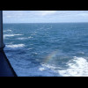 A rainbow in the sea spray. It's sunny now but this is easily the roughest of this trip's three sea ...