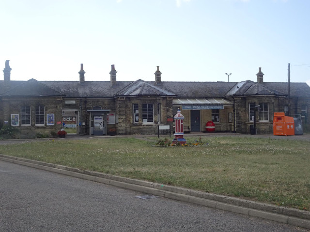 Harwich Town railway station. I've used Harwich International station in the past. This is the end o...