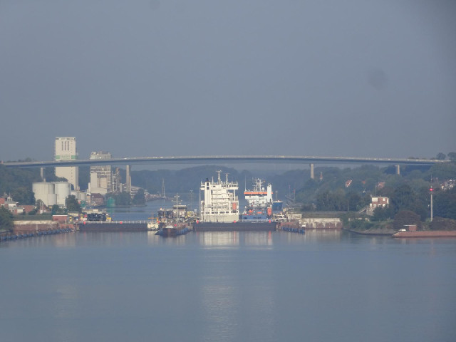 The entrance to the Kiel Canal.