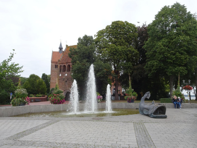 In front of the town hall in Bad Zwischenahn.