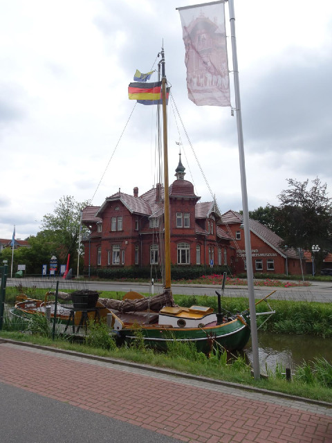 And old boat and a museum.