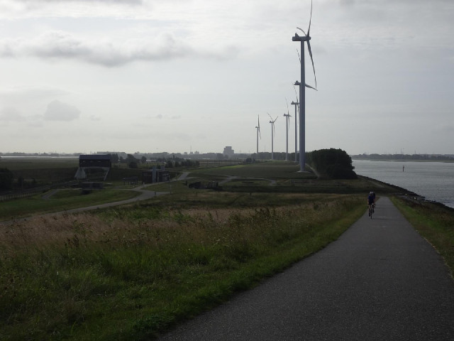 Looking towards Rotterdam.