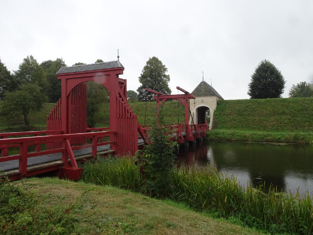 The way into Fort Bourtange.