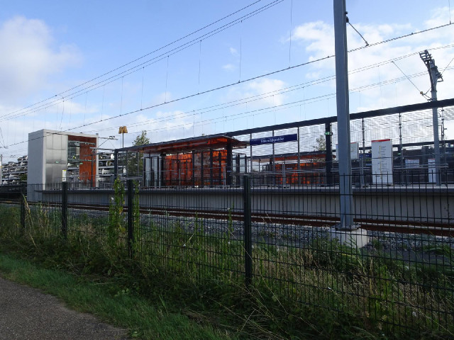 The railway line from Hoek van Holland to Rotterdam has recently been converted from a normal railwa...
