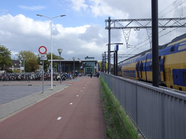 The station in Wormerveer.