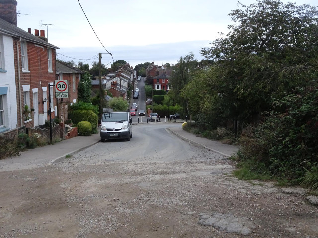I was quite enjoying the ride into Wivenhoe, you remember, the Miss Marple place. The cycle route si...
