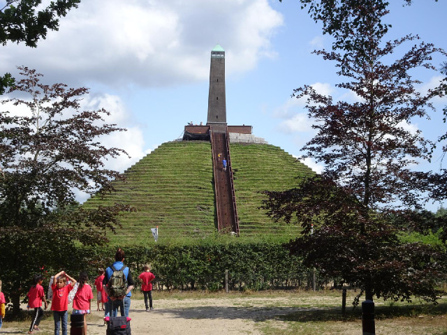 A little way outside Austerlitz is this pyramid which Napoleon's army built just so that they had so...