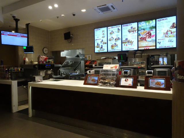 Well, it's not McDonalds. The screen on the left shows the status of my order as "Being Freshly...