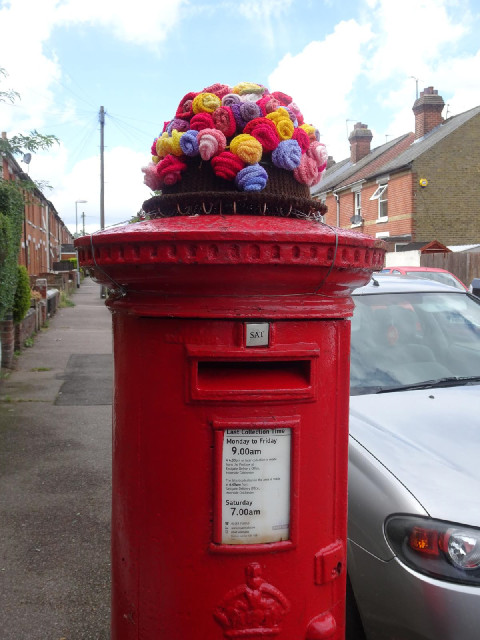 ... and the postbox.