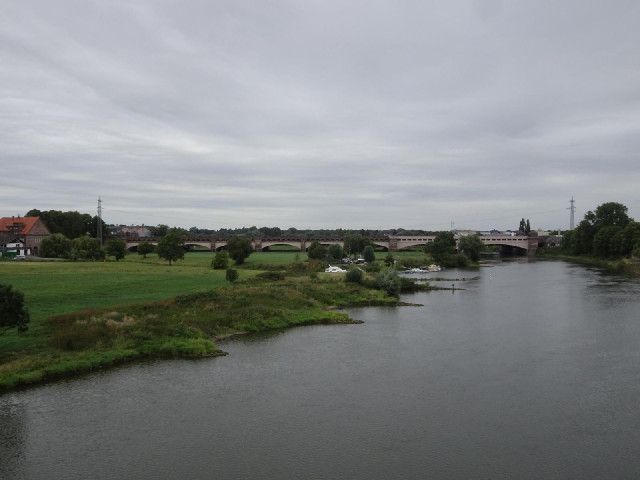 The bridge is the Mittelland Canal crossing the River Weser. I rode across it on my 2006 trip, when ...