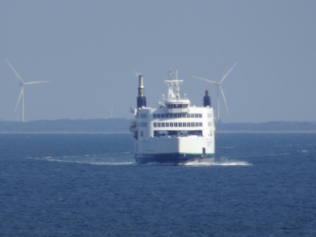 A ferry coming the other way.