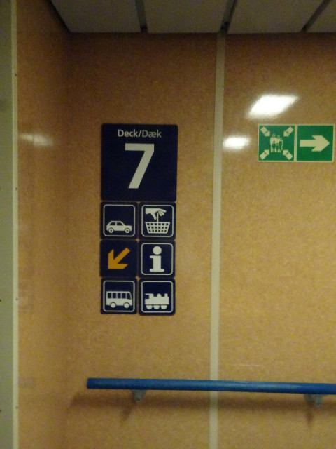 It's funny having a train among the symbols for the car decks.