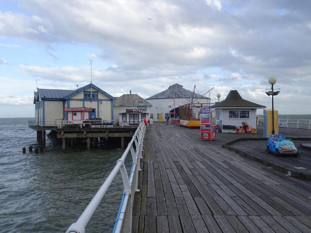 Once you get past the helter skelter, the pier seems a bit more old-fashioned.