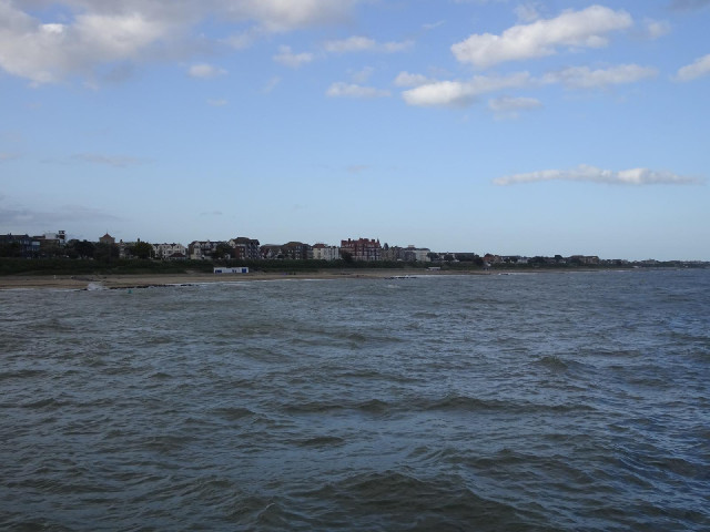 Clacton, seen from its pier.