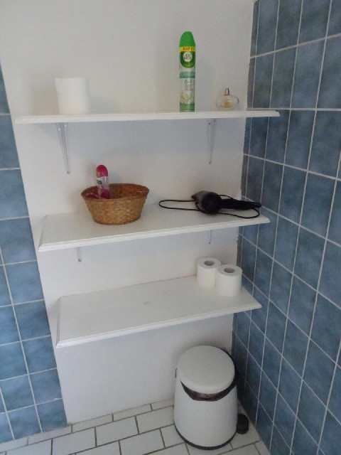 There are three toilet rolls in here but none in the toilet. Because of the uncertainty over the cho...