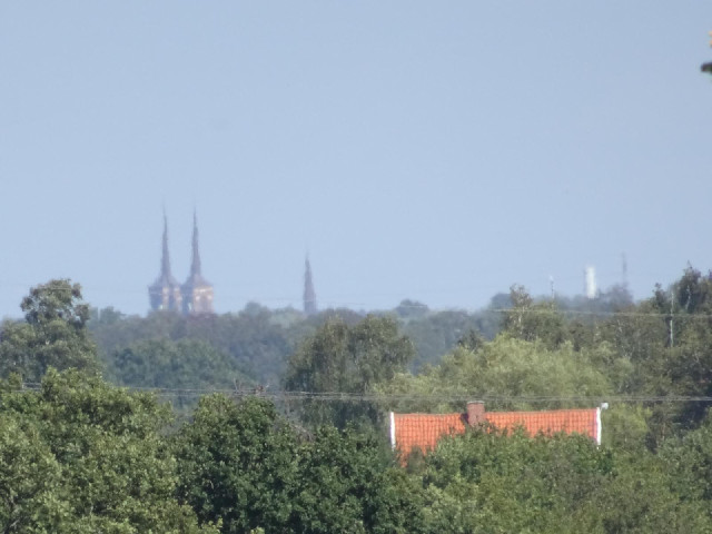 It's very early in the day to already have my destination city in sight but there's Roskilde Cathedr...