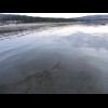 The water is clear and calm enough that even from the end of the jetty, I can see the ripples in the...