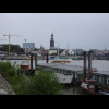 A view back across the river to Hamburg.