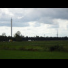 The spire on the left is the Bremen Drop Tower. The inside is a vacuum and scientific experiments ca...