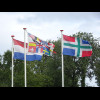 On the right is the flag of Groningen province. Flags are flying well today because there is an inte...