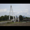 A two year old bridge for cyclists over the Amsterdam-Rhein canal.