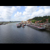 The Elbe-Seiten Canal connects the River Elbe to the interior of Western Germany. This is the mouth ...