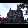I remember this thing. It's the Holstentor, one of two surviving gates into the city.