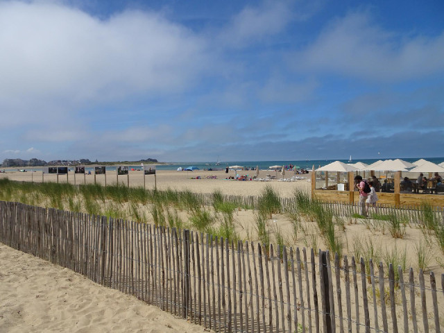 The beach at Houlgate.