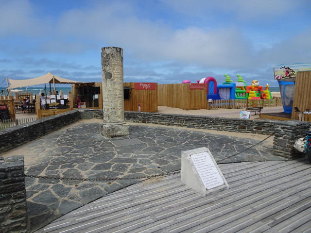 A monument marking the place from which William the Conqueror set off to conquer England. The monume...