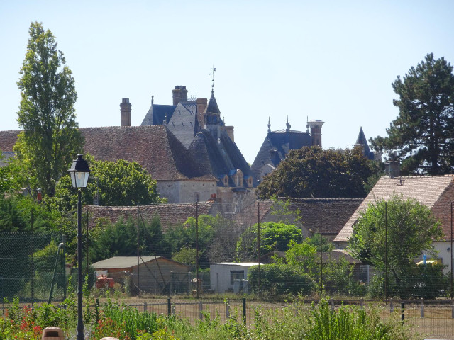 The castle in La Bussiere.