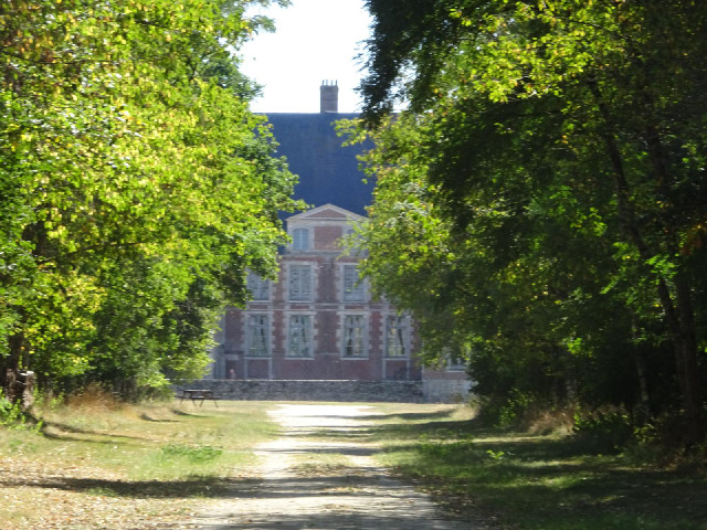The castle in La Bussiere.