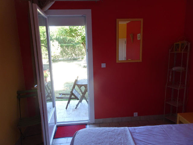 My room has a door into this little shared garden.