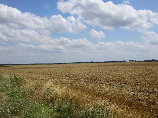 Normandy is basically a plateau with river valleys carved through it. This is the upland part.