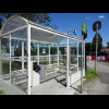 When I first saw this, I assumed it was a bus stop. It actually seems to be a smoking shelter for th...
