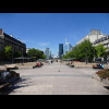 Looking towards La Defense along the continuation of the line of the Champs Elysees.