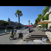 This waterfront strip is called the Beaches of the Seine. It has lots of seating, games, cafes and t...