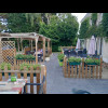 My hotel's outdoor dining area. The meal here was extremely good and not too expensive. The thing wh...