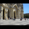 Now the wedding party is going into the cathedral but I think they are just going in as tourists sin...