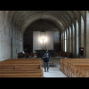 Inside the Abbey church. One the left is one monk who has got here early for vespers. I think I woul...