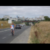 I saw that other cyclist two roundabouts ago. The bridge which I had intended to use to cross the Ri...