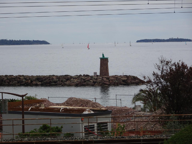 The last view of the sea for the moment.