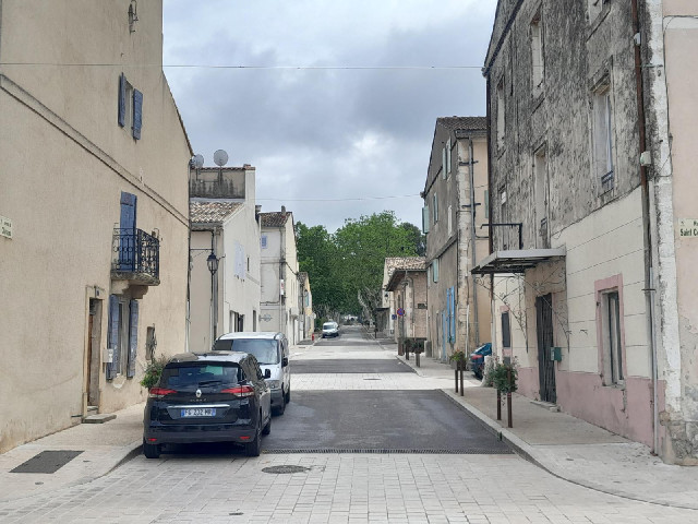 It's a beautiful village. Here are the views in all four directions from the fountain in the square....