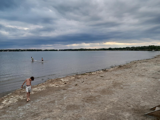 One of many lakes in the Petite Camargue.