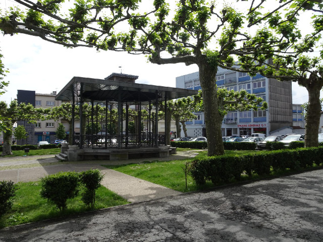 This is the only date which I will be ticking off today: 14th of July Square in Lannemezan. There ar...