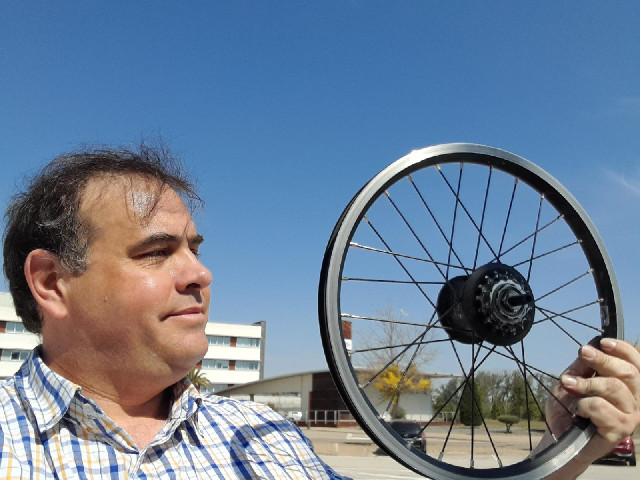 It's a funny little wheel.