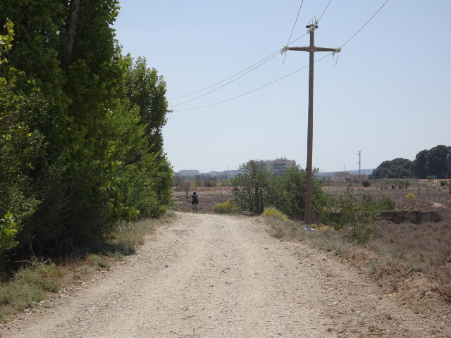 The path along the canal started well but has deteriorated into this.