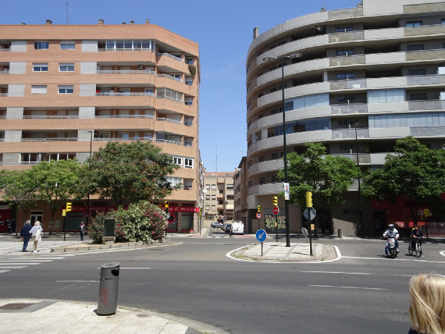 Over there is my first road of the day.