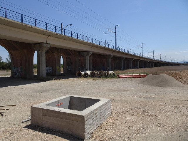 A railway viaduct. When I saw this it reminded me of what the area around one of today's target road...
