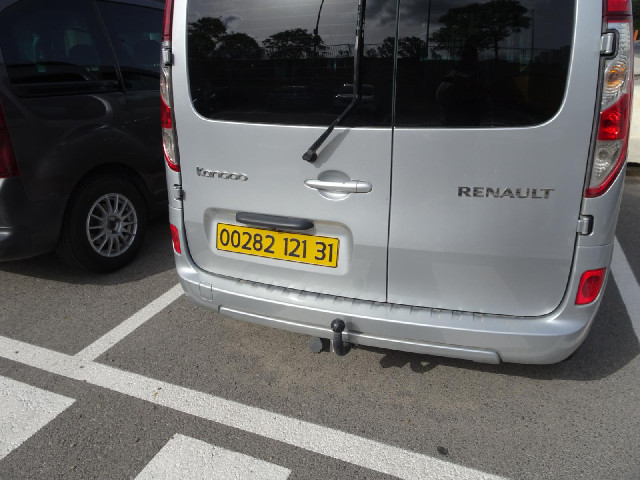 An Algerian van. It seemed exotic at first but actually to get from here to Oran, where this van was...